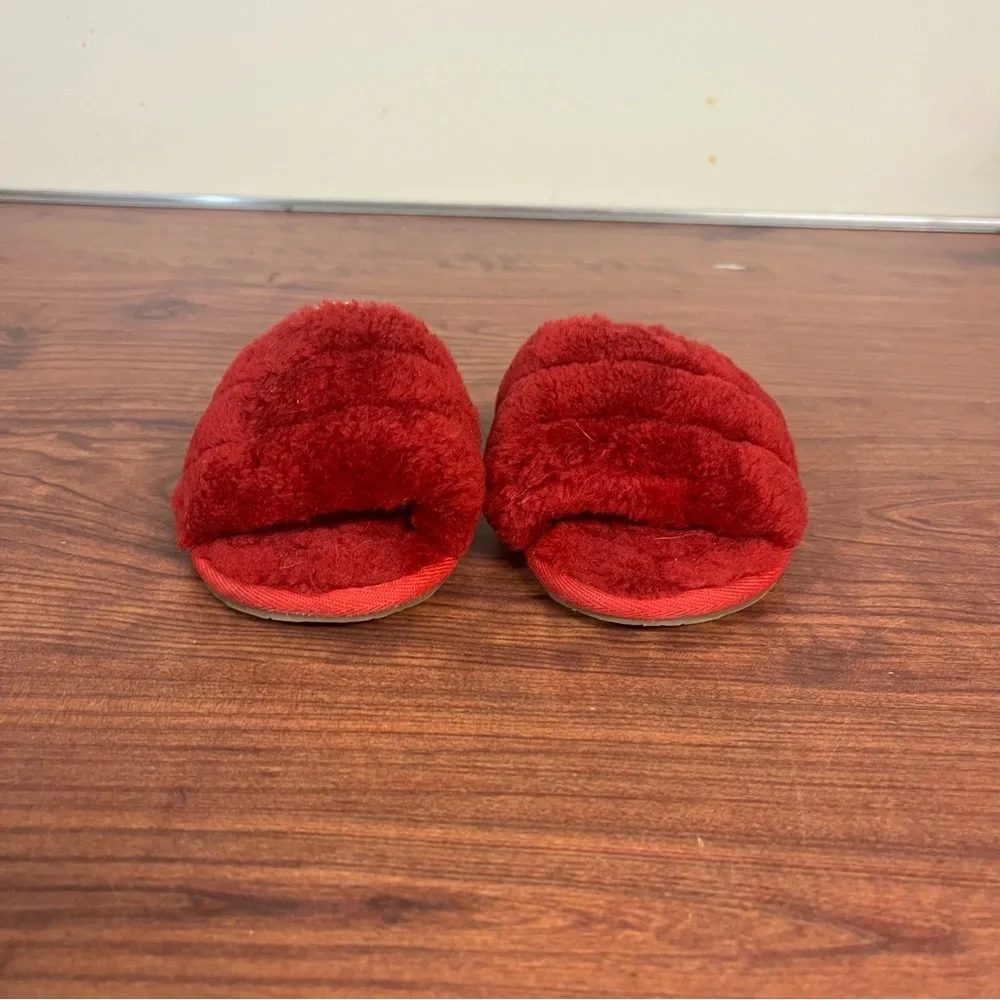 UGG Kids Cozy Red Slippers